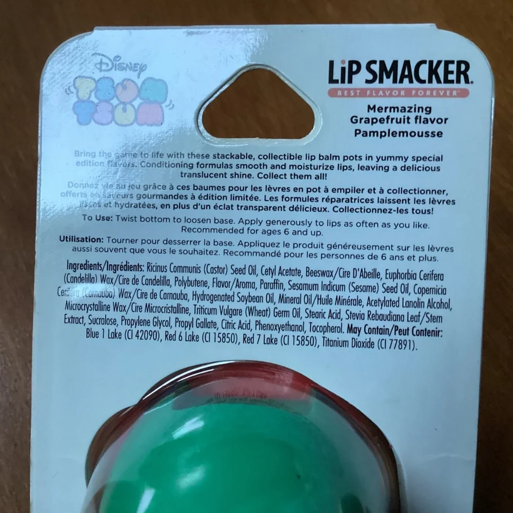 Disney Tsum Tsum Lip Smacker Best Flavor Forever Ariel Lip Balm